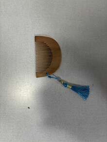 1pc/3pcs/5pcs - Tassel Wooden Comb, Natural Peach Wood Comb Anti-Static And Scalp Massage! Vintage Tassel Wooden Comb With Bohemian Vibe, Portable For Gentle Care Of Every Hair Strand. Peach Wood Comb With Tassel, Perfect Gift For Best Friend, Say Goodbye To Frizzy Hair! Handmade Wooden Comb With Small Tassel - Tassel Comb, Tassel Color Random - View 12