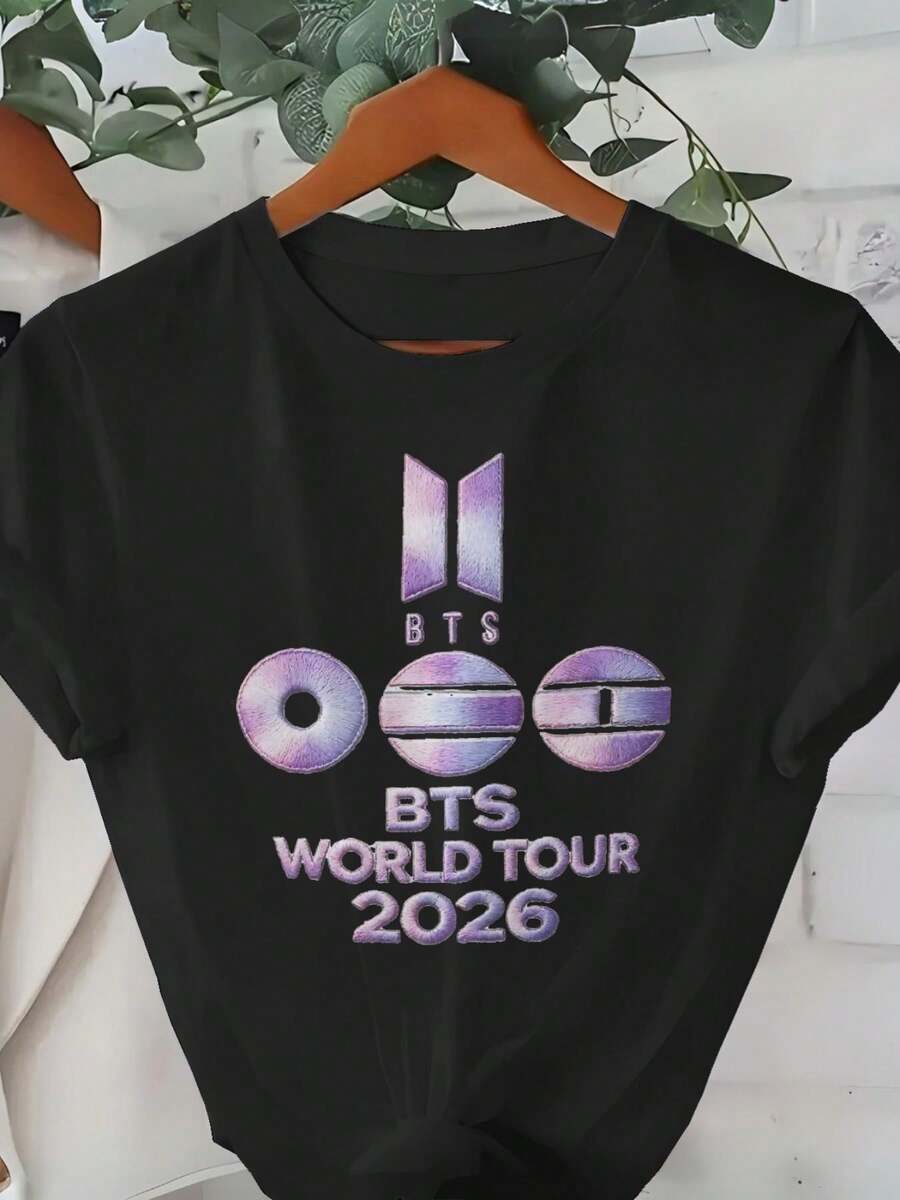 Damen T Shirt Mode Sommer Bequem Lässig  Freizeit Fashion Must Have Top Qualität - Black - View 1