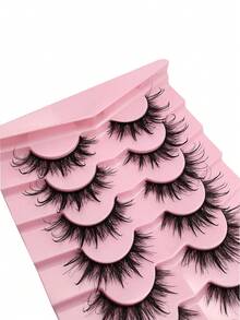 Bộ 7 cặp mi giả "Wet Feel 8D Fluffy Lashes" | Uốn cong & Dưỡng ẩm, cho đôi mắt long lanh như hoa hướng dương đang nở rộ. - Xem 3