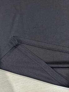 casual, con un diseño único de letras invertidas de estilo parisino, lavable a máquina, cuello redondo, adecuada para fiestas de verano, tela transpirable, estilo urbano, material duradero. - Negro - Ver 4