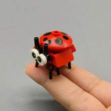 10 Pcs Insect Building Blocks Model, 300+ PCS, Insect Figurine Gift, Bee, Mantis, Dragonfly, Spider, Etc., Multi-Style Building Block Decor, ABS Material, Gift For Boys And Girls - Multicolor - View 6