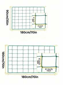 1pc Plant Climbing Net, Planting Supplies & Tools, Loofah Morning Glory Flowers Vine Plants Climbing Net Cucumber Vine Grow Holder Trellis Netting,Multiple Sizes Available - Green - View 5