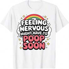 90s Graphic Tee With A Funny Raccoon Meme, "Physically Thicc" Style. - 白色 - 查看 6