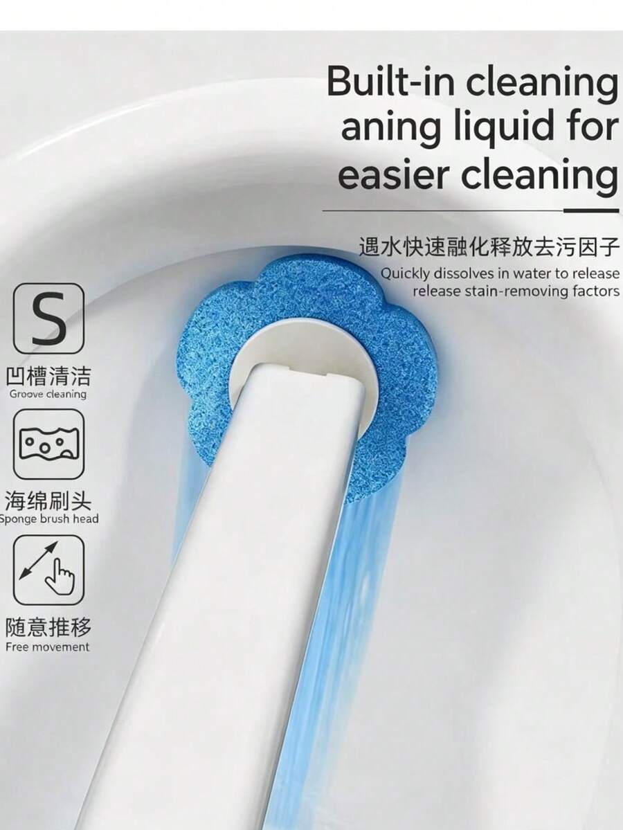 Bộ 6/48 đầu cọ vệ sinh bồn cầu dùng một lần (có dung dịch vệ sinh - không kèm cán), màu sắc ngẫu nhiên, cọ vệ sinh phòng tắm, làm sạch kỹ lưỡng, hương thơm lâu dài, được thiết kế cho cọ vệ sinh bồn cầu dùng một lần, đầu cọ thay thế và phụ kiện phòng tắm, lựa chọn lý tưởng cho cọ vệ sinh bồn cầu, bộ đầu cọ, cọ vệ sinh nhà tắm. - Nhiều màu - Xem 1