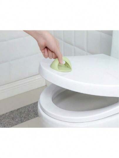 4pcs/1pc No Drill Door Handle, Toilet Lid Handle, Drawer And Window Adhesive Pull Handle, Adhesive Cabinet Handle, Sliding Door Pull