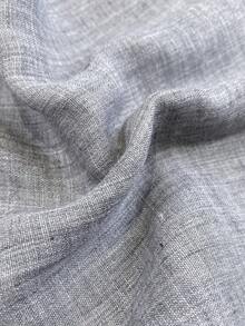1 pieza Bufanda triangular con flecos de unicolor minimalista, casual y de vacaciones, esencial para viajar, toalla de playa - Gris - Ver 3