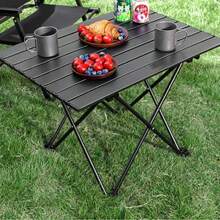 Foldable Camping Table, Lightweight Picnic Table - With Storage Bag, Portable Outdoor Folding Table - Suitable For Hiking, Backpacking And Fishing - Multicolor - View 2