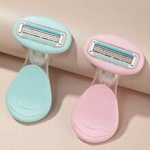 Women's Manual Hair Removal Razor, Available In Pink And Blue, For Underarms, Legs, And Bikini Area - Upgraded Version - View 5