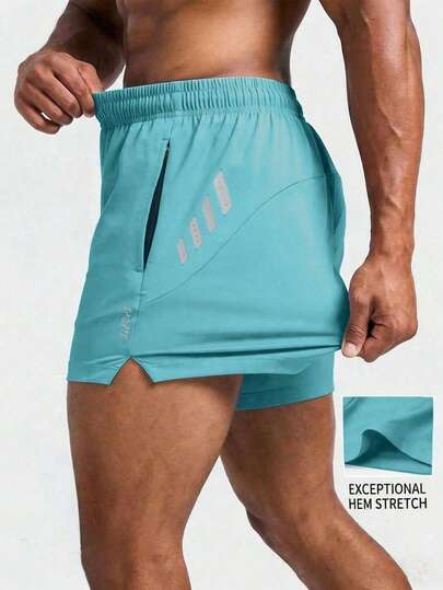 Quần short thể thao nam, nhiều màu sắc để lựa chọn, quần short thể thao chạy bộ nam, quần short mùa hè ngoài trời nhanh khô, thoáng khí.