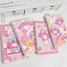 1 cuốn sổ tay Sanrio Melody A7 cầm tay dành cho học sinh/văn phòng, đồ dùng học tập, quà tặng hoàn hảo cho các bữa tiệc và lễ hội dành cho người hâm mộ. - Nhiều màu - Xem 3