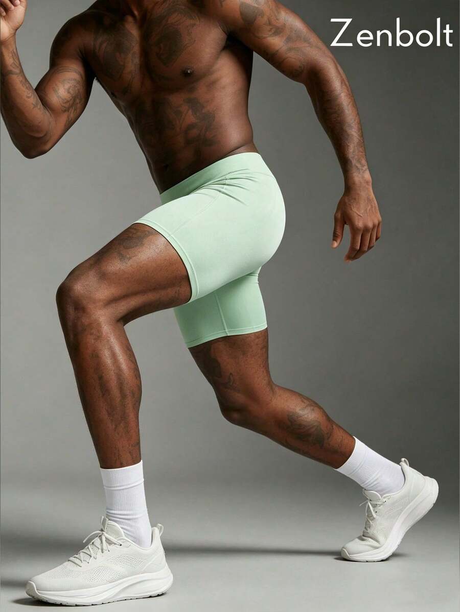 ZULIZ Pantalones deportivos casuales para hombres, livianos, transpirables y que absorben la humedad, cómodos y multifuncionales para uso al aire libre, para el verano - verde claro - Ver 1