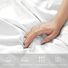 William Collection White Flat Sheet Easy Care Fade Resistant - White - View 3