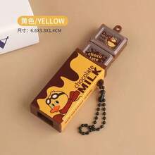 Gantungan Kunci Penghilang Stres Bentuk Cokelat, Mainan Dekompresi Kartun, Hiasan Tas, Hadiah Kecil - MultiWarna - View 11