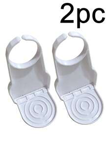 2pcs Laundry Detergent Cup Holder, Set Eliminates Worries About Stains Or Leaks,Upgraded Drip Tray To Collect Leaks, No More Mess Or Spills, Universal Grip Handle Design - Our Laundry Drip Collector Tray Fits All Types Of Detergent And Softener Containers, With Round Dispensing Button, Home Bathroom Decor - Multicolor - View 13