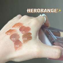 Bộ 3 son tint dạng lỏng HERORANGE, lì, lâu trôi, chống thấm nước, không lem, tông nâu, độ lên màu cao, đa năng cho môi và mắt - Nhiều màu - Xem 6
