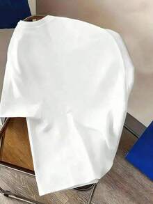 Shirt With Azules Letters, Corte Relaxed - White - View 2