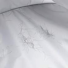 1 chiếc yếm cạo râu màu trắng, dễ vệ sinh, dùng tại nhà, có thể gấp gọn, quà tặng Ngày của Cha. - Tạp dề cạo râu - Xem 7