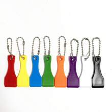 5pcs Plastic Lottery Scratch Card Scraper Keychains, Scratch Tool With Chain, Suitable For Lottery, Games And Contests, Multi-Color Scrapers - Multicolor - View 10