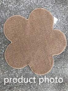 1 pieza Alfombra de área con forma de piña de 5 pétalos, alfombra decorativa antideslizante, adecuada para dormitorio, sala de estar, decoración del hogar, lavable - Multicolor - Ver 7