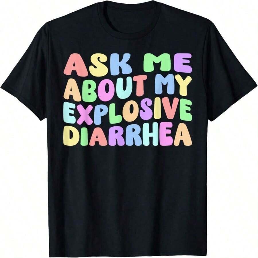 90s Graphic Tee With A Funny Raccoon Meme, "Physically Thicc" Style. - Black - View 1