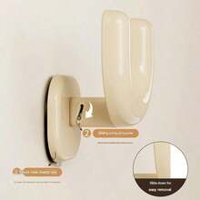 No Drill Suction Cup Bathroom Slipper Rack, Wall-Mounted Drainable Towel Hook, Multi-Function No-Nail Storage Shelf, Suitable For Shower Room, Towels, Bathrobes And Bags. Essential Storage Genius For Tenants And Homeowners. - Multicolor - View 5