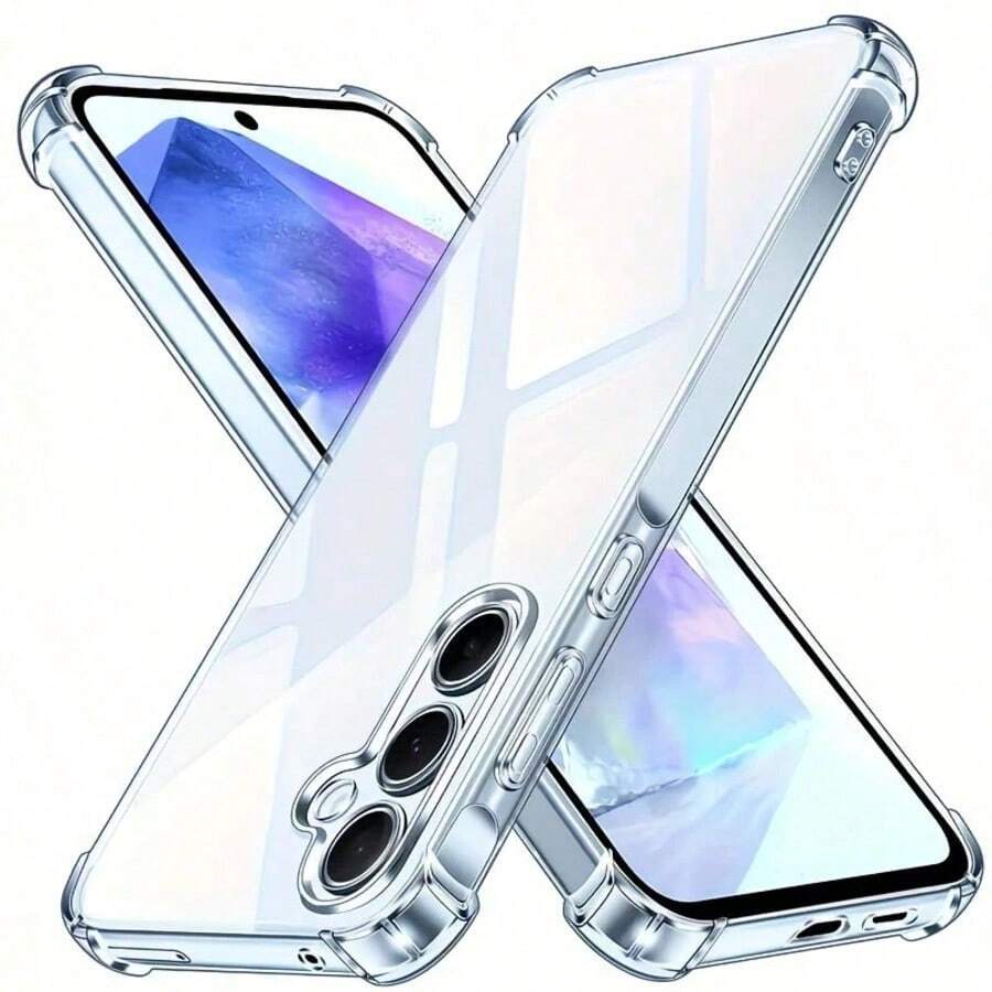 透明防摔 TPU 手機殼,具備防震保護,超薄手機殼,相容 Galaxy A17 A07 A56 A36 A26 A16 A55 A25 A35 A15 A05 A57 A37 A27 S25 FE S26 Ultra S24 S23 S22 S21 Plus,相容 Galaxy S25 S24 S23 S22 S21 S20,相容 12 13C 10 Note 10S Note 14 Pro+ Note 8,相容 P30,手機殼 - 無色 - 查看 1