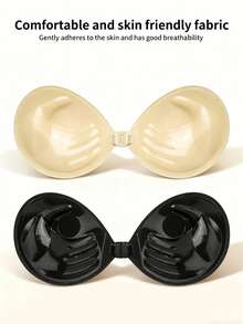 1/2 Pcs Invisible Lift Bra, Small Size Adhesive Lift Bra For Women, Reusable 3-4 Times - Multicolor - View 2