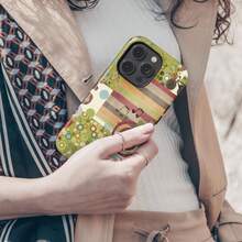 Ốp lưng điện thoại phong cách retro độc đáo, nghệ thuật cắt dán, thiết kế trừu tượng cá tính, tương thích với iPhone 17 16 15 14 Pro Max Plus 13 12 11 - Nhiều màu - Xem 3