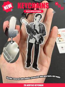 K-POP B/TS, ARMY OT7, 2D Acrylic Keychain, Bag/Car Key Chain Decor, Student Backpack Accessory, Classic Element Keychain, Double-Sided Acrylic Keychain, Suitable Gift For Family, Friends, Fans - Comeback New Album - View 10
