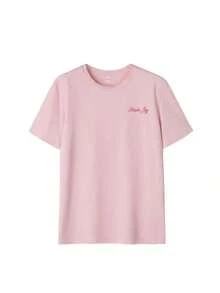 Camiseta de mujer de cuello redondo con estampado de letras y flores de colores, versátil y de moda, camiseta de mujer con estampado de vacaciones, casual blanca de verano Playeras Deportivas Para Mujer - Estilo III - Ver 4