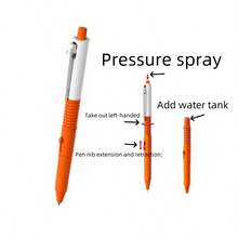 3pcs Creative Multifunctional Water Spray Ball Pen, Cute Student Party Atmosphere Spray Pen, Suitable For Student Prizes, Back To School Stationery Gifts, Random Color Combination - Multicolor - View 8
