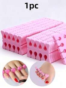 100 piezas/50 piezas/10 piezas Separadores de dedos de los pies de color rosa suave, adecuados para dedos de las manos y de los pies - sin dolor y sin adhesivo, aplicables para el cuidado del salón de manicura, herramientas de cuidado de los pies, bricolaje en el hogar, accesorios de arte de uñas. Separadores de dedos de los pies, soporte para práctica de uñas, herramientas de salón de uñas, separadores de espuma para los dedos de los pies, regalo para amigos, regalo para damas, esencial para viajes de verano. - Multicolor - Ver 14