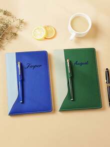 Personalized Custom 2026 New Business Notebook A5 Office Gift, Logo Printing Advertising, Customer Souvenir, Custom Gift, Niche Design, Back To School, Graduation Season Gift - Multicolor - View 4