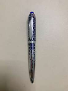 Bolígrafo de metal premium, adecuado para finanzas, oficina, estudiantes, tinta azul, punta media (1.0 mm), bolígrafo de firma de oficina - 148P - Ver 10