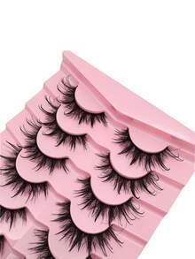 Bộ 7 cặp mi giả "Wet Feel 8D Fluffy Lashes" | Uốn cong & Dưỡng ẩm, cho đôi mắt long lanh như hoa hướng dương đang nở rộ. - Xem 4