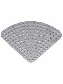 Fan-Shaped Bathroom Mat, Anti-Slip Bathroom Mat, Bathroom Anti-Slip Pad, Bathtub Anti-Slip Pad, Toilet Floor Mat, 21.26X21.26 Inches, Quick Drainage, Home Decoration, Bathtub Decoration - Multiple Styles - View 8