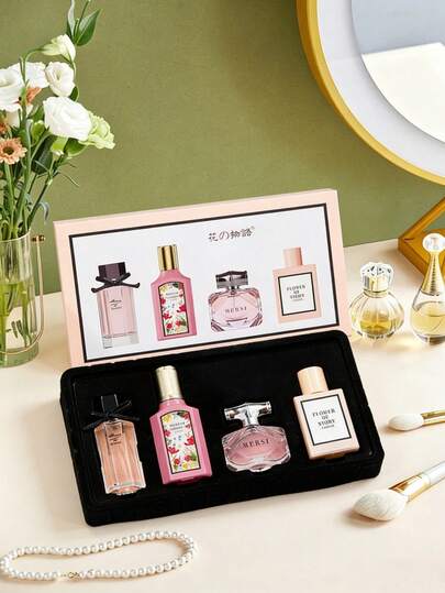 ANGELELVES 4-Piece Women's Perfume Gift Set - Fresh Floral & Fruity Scents, Long Lasting Fragrance, Perfect  Birthday Gift