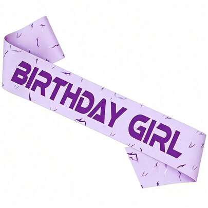 1pc K-Pop Theme Birthday Queen Belt, Magical Music Theme Party Gift, Suitable For Singer's Birthday Party Decoration, K-Pop Birthday Party Supplies