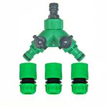 4pcs Garden Hose Connector Set, Durable Plastic Material With Shut-Off Valve, Quick Connector Kit, Suitable For Greenhouse Irrigation System, Lawn And Garden Watering, Vegetable Watering - View 6