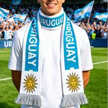 Supporting And Cheering Scarf, Double-Sided Printed Fan Scarf - 045 - View 2