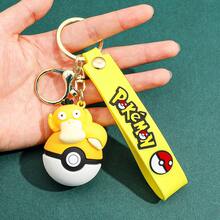 Hasbro 1pc Pokeball Keychain Set, Eevee Plush Keychain, Anime Collectible Keychain Suitable For Bags, Backpacks, Gifts - Multicolor - View 12