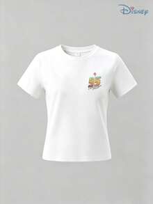 Kids' Disney Cars Themed T-Shirt, Boys' Lightning McQueen Christmas Holiday Print Short Sleeve Tee, Soft Summer Casual Top For Boys, Easy On & Off Playwear For School, Theme Parks, Casual Hangouts & Weekend Trips - 白色 - 查看 3