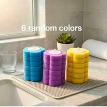 Bộ 6/48 đầu cọ vệ sinh bồn cầu dùng một lần (có dung dịch vệ sinh - không kèm cán), màu sắc ngẫu nhiên, cọ vệ sinh phòng tắm, làm sạch kỹ lưỡng, hương thơm lâu dài, được thiết kế cho cọ vệ sinh bồn cầu dùng một lần, đầu cọ thay thế và phụ kiện phòng tắm, lựa chọn lý tưởng cho cọ vệ sinh bồn cầu, bộ đầu cọ, cọ vệ sinh nhà tắm. - Nhiều màu - Xem 8
