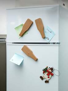 Creative Wooden Magnetic Bottle Opener, Convenient Portable Design - Multicolor - View 3