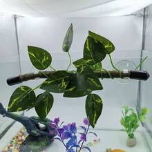 一套7.87英寸/11.81英寸爬行动物藤蔓和叶子，适用于鱼缸装饰，也可用于装饰变色龙、蜥蜴、螃蟹、蜘蛛和壁虎的栖息地。 - 30公分 - 查看 4