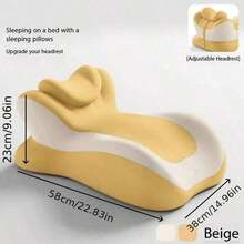 Upgraded Multi-Functional Comfortable Cushion, Couples Memory Foam Wedge Pillow, Couples Seat Cushion Pillow, Multi-Functional Couples Back Cushion Pillow, Low Buttock Pad, 3D Memory Foam, Multi-Functional Sleeping Pillow, Ergonomic Buttock Support Pad. This Is A Multi-Functional And Portable Relaxation Cushion Suitable For Home, Office, Yoga, Daily Rest, Reading, And Movie Watching Scenarios. High-Quality Removable Pillow Insert. - Black Set (including Small Pillow) - View 19