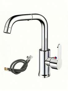 1 Set Kran Stainless Steel Putar 360° dengan Kontrol Panas dan Dingin Terpisah, Selang Masukan Air G1/2" Terintegrasi, Kepala Semprotan Tekanan Tinggi, Cocok untuk Wastafel Dapur dan Kamar Mandi, Pemasangan Mudah, Aliran Air Efisien, Desain Modern, Pemasangan Lubang Tunggal, Perawatan Permukaan Berkualitas Tinggi, Cocok untuk Semua Musim - MultiWarna - View 16