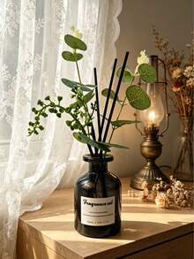 1 Bottle 120ml Flameless Essential Oil, Fresh Air Reed Diffuser Suitable For Bedroom, Living Room And Bathroom - one-size - View 4