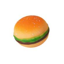 1 món đồ chơi bóp hình bánh hamburger giống thật, đồ chơi giảm căng thẳng, đàn hồi chậm, Needo, đồ chơi bóp mềm hình pho mát, đồ chơi bóp mềm hình bánh bao, đồ chơi giảm stress. - Hamburger có thể tạo hình - Xem 7