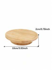 1 nắp đậy ly rượu bằng tre, nắp tròn chống bụi bằng tre, nắp đậy đĩa tráng miệng đa năng dùng trong các bữa tiệc. - Nhiều màu - Xem 7
